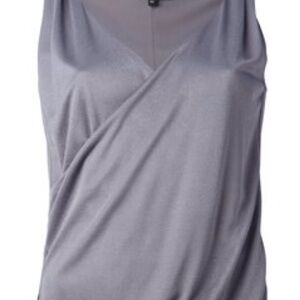 Emporio Armani Silver Grey Top, IT 42